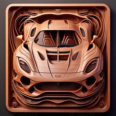 3D модель Koenigsegg Agera RS (STL)